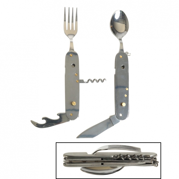 MIL-TEC – Multi alat – pribor za jelo 6u1