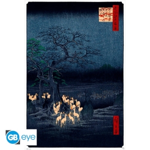 Hiroshige – plakat New Years Eve Foxfire 91,5 cm x 61 cm