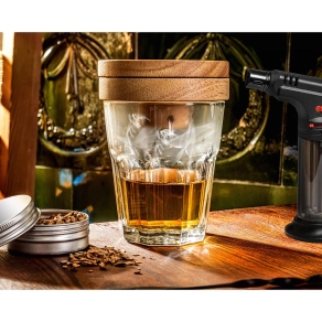 Darilni paket Deluxe - set za koktajle in dimilnik