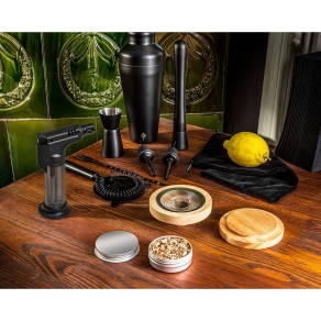 Darilni paket Deluxe - set za koktajle in dimilnik