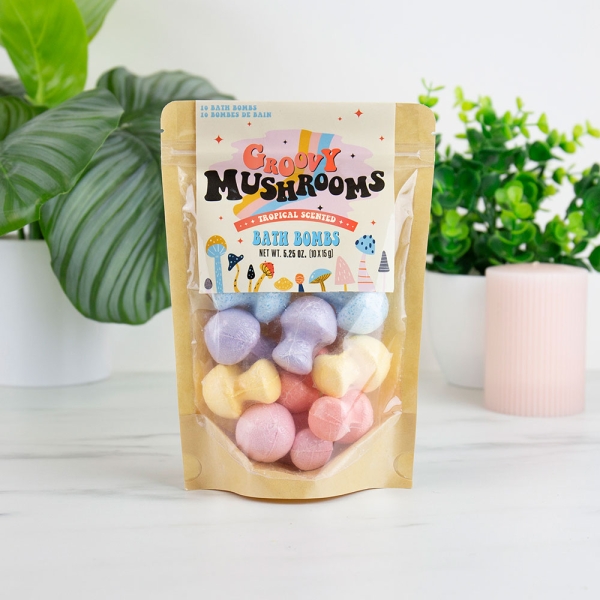 Gift Republic – kopelne kroglice Groovy Mushrooms