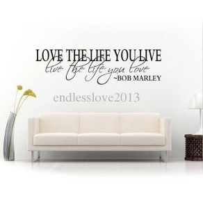 Nalepka – Love The Life – Bob Marley