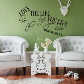 Nalepka – Love The Life – Bob Marley