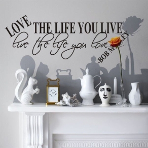 Nalepka – Love The Life – Bob Marley