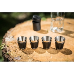Set Deluxe metalnih kozarcev