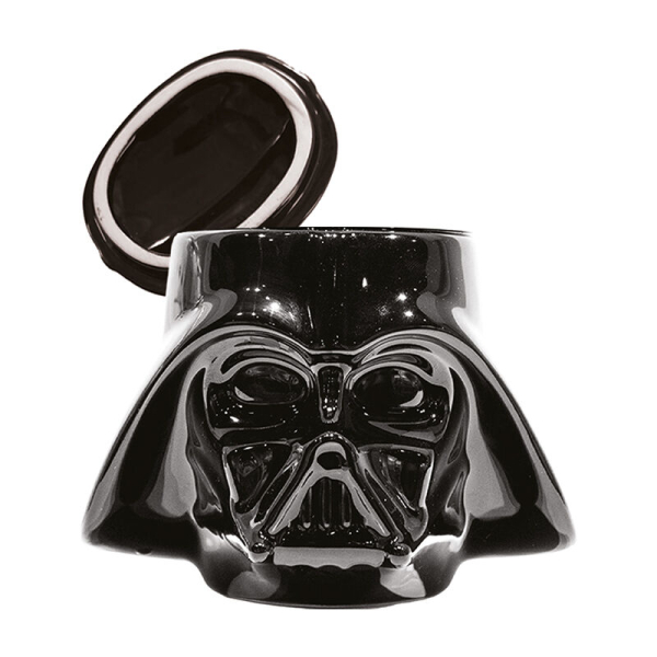 Star Wars – 3D skodelica s pokrovom Darth Vader