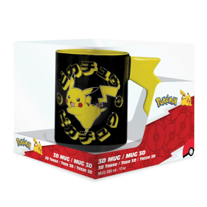 Pokemon – skodelica 3D Pikachu Lightning