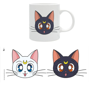 Sailor Moon – skodelica Luna & Artemis