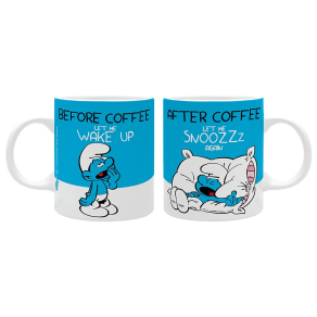 Smurfs – skodelica Before / After Coffee