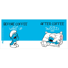 Smurfs – skodelica Before / After Coffee