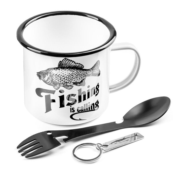 Darilni set za ribiče – Fishing is Calling