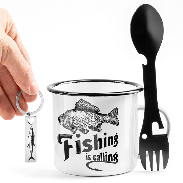 Darilni set za ribiče – Fishing is Calling