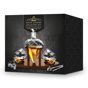 Dekanter set Deluxe Diamond