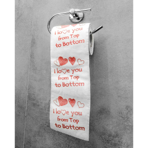 Toaletni papir – I Love You