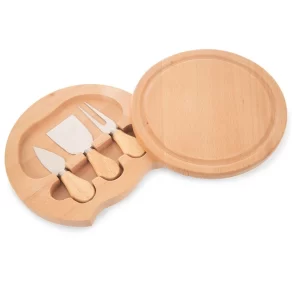 Set za sir z noži – zložljiv 4 kos