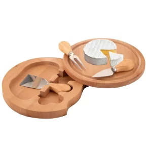 Set za sir z noži – zložljiv 4 kos