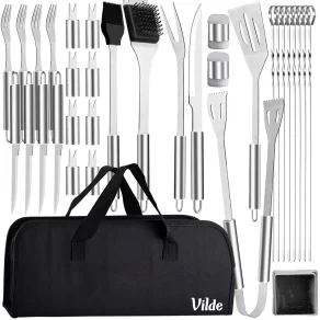 Set pribora za žar v torbi 33 delov