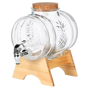 Stekleni dispenzer za pijačo sod 3 l