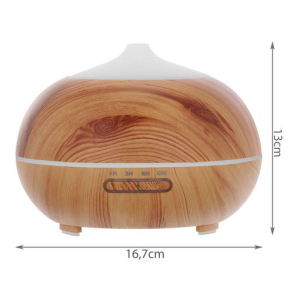 Difuzor eteričnih olj z vlažilcem LED 400 ml