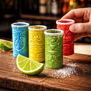 Tiki kozarčki za žgane pijače, 4 kosi