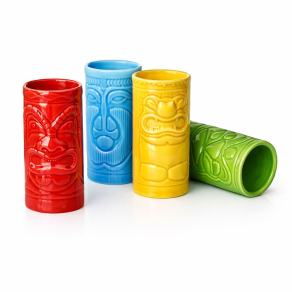 Tiki kozarčki za žgane pijače, 4 kosi